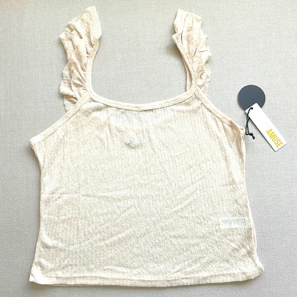 Amuse Society Jaylee Knit Tank Top. - Picture 5 of 6